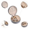 Unique Bargains Travel Gifts Small Portable Plush Velvet Jewelry Organizer - 3 of 4