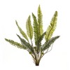 Fern Foliage Bush Set of 6 17.5 inch Height Variegated Plastic Greenery for Home Decor By Melrose - 2 of 3