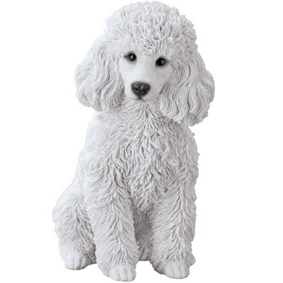 Collections Etc Realistic Detailed White Poodle Decorative Statue 8.25 ...