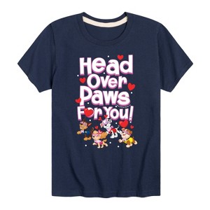 Boys' - Paw Patrol - Head Over Paws For You Short Sleeve Graphic T-Shirt - 1 of 4