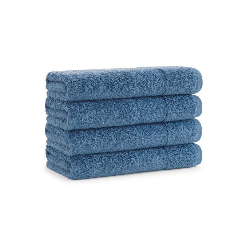Aston & Arden Luxury Hand Towels (600 GSM, 18x32 in., 4-Pack), Solid Color Block, 1 of 6