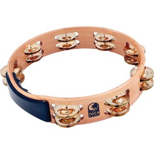 Toca Acacia Tambourine With Brass Jingles 10 in. - 1 of 1