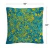 Speckled Colorful Splatter Abstract By Abc 16 X 16 Decorative Throw Pillow by Trademark Fine Art - 4 of 4