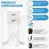 Phiestina Stainless Steel Double-Hung Hooks for Multi-Functional Use - 2 of 4