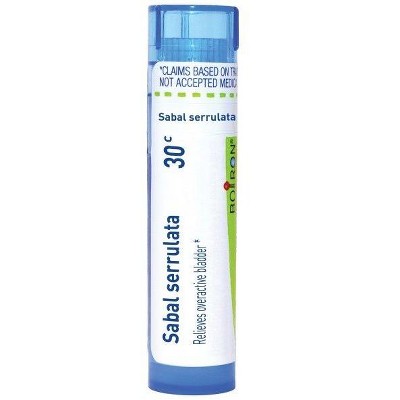 Sabal Serrulata 30C by Boiron Homeopathic Single Medicine For Personal Care  -  80 Pellet