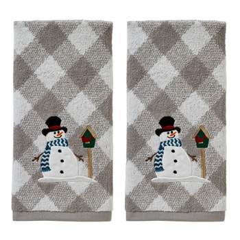 2pc Snowman Birdhouse Hand Towel Set - SKL Home