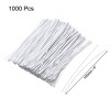 Unique Bargains Metallic Plastic Decorative Twist Ties 1000 Pcs - 2 of 4