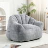 OUTSUPPLY Giant Bean Bag Chair with Armrests, Foam Filled, Lazy Sofa for Adults – Living Room & Bedroom Reading Chair - 4 of 4