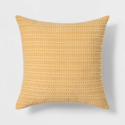 target yellow throw pillow