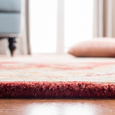 Antiquity Red and Grey 6' x 9' Hand-Tufted Wool Area Rug