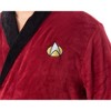 Star Trek TNG Adult Costume Fleece Plush Robe Bathrobe - Big And Tall - Picard - 2 of 4