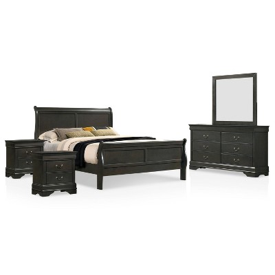 5pc Sliver Sleigh Bedroom Set - HOMES: Inside + Out