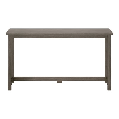 Max & Lily 55" Clay Solid Wood Corner Desk