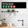 Courtside Market Brooklyn Bridge City Hall Station 6x24 Wooden Artboard Décor - 2 of 2