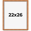 PosterPalooza | Classic Brown Picture Frame - UV Acrylic, Foam Board Backing, Hanging Hardware - 2 of 4