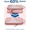 Compression Packing Cubes, 6 Set/4 Set/2 Set Travel Packing Cubes Carry Suitcases, Compression Suitcase Organizers Bag - 4 of 4