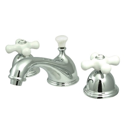 Restoration 8"-16" Wide Spread Lavatory Faucet Chrome - Kingston Brass