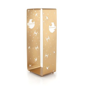 Seven20 Star Wars Gold Stamped Lantern | Battle Of The Death Star | 12 Inches Tall - 1 of 4