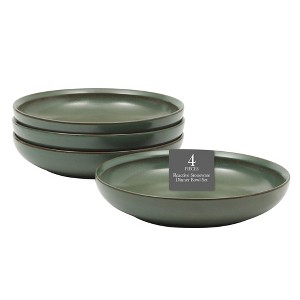 Gibson Elite Beckett 4-Piece Dinner Bowl Set – Reactive Glaze Stoneware - 1 of 4