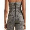 VENUS Womens Wide Leg Denim Jumpsuit - 4 of 4