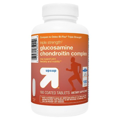 Glucosamine Chondroitin Triple Strength Coated Dietary Supplement Tablets - 180ct - up & up™