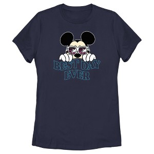 Women's Mickey & Friends Tropical Best Day Ever T-Shirt - 1 of 4