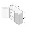 CASAINC W30"x D12"x H30" Kitchen Wall Cabinet - 4 of 4