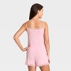 Women's Variegated Rib Tank and Shorts Pajama Set - Auden™ - 2 of 3