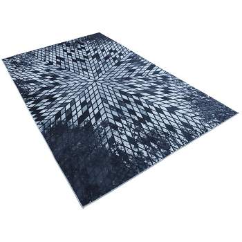 Walk on Me Faux Cowhide Astral Sequence Loomed Area Rug