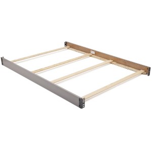 Simmons Kids' SlumberTime Full Size Crib Conversion Rails - Rowen - Gray - 1 of 4