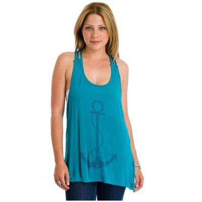 Roxy Womens Sparked Flame Racerback Tank Top