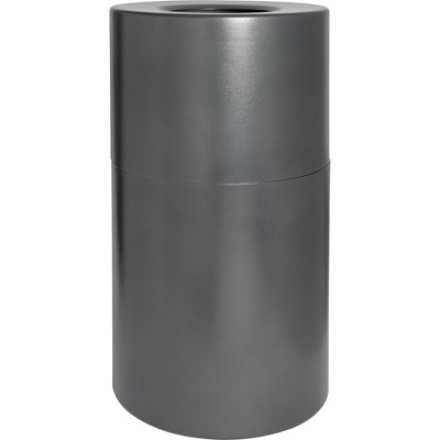 Genuine Joe Waste Receptacle Fire/Leak Prook 35 Gal. CCL Gray 58894