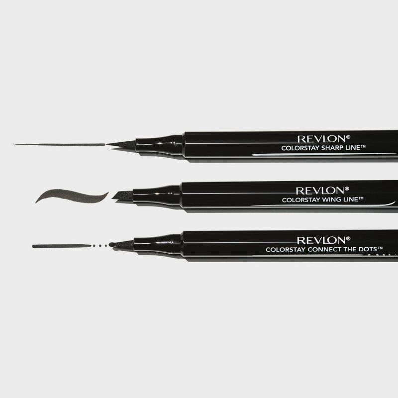 Revlon ColorStay Liquid Eye Pen Classic Tip - Blackest Black - 0.04 fl oz, 6 of 7