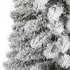 Nearly Natural 6-ft Flocked Pencil Artificial Christmas Tree with 438 Bendable Branches - 3 of 4