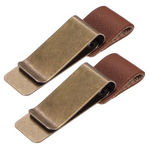 Unique Bargains Stainless Steel Storage Clips for Food Bag Sealing Paper Photo 2 Pcs - 1 of 4