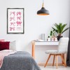 Stupell Industries Rows Of Pink Bows Black Framed Floater Canvas Wall Art - 2 of 4