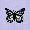 Dalix Butterfly Embroidered Cotton Relaxed Fit Short Sleeve Crewneck Tee Shirt Women - 4 of 4