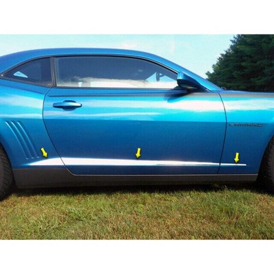 QAA is Compatible with 2010-2015 Chevrolet Camaro 6 Piece Stainless Body Molding Insert Trim Kit, 0.5" - 2.25" Tapered Width MI50100