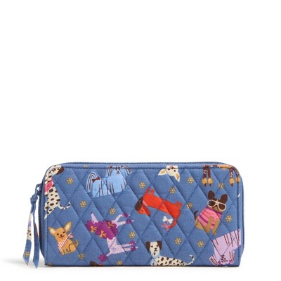 Vera Bradley Women's Outlet Cotton Essential Continental Wallet