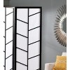 NicBex 4-Panel Room Divider for Home, Divider for Room Separation,  Folding Fabric Privacy Screen with Geometric Lattice for Home & Office - 3 of 4