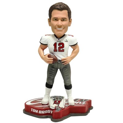 Forever Collectibles Tampa Bay Buccaneers Superbowl LV NFL Bobble Head | Champions Ring Tom Brady