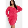 Women's Plus Size Lorelei Dress - pop pink | CITY CHIC - 3 of 4