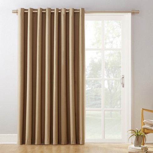 84 X100 Kenneth Extra Wide Blackout, Tab Top Curtains For Sliding Glass Doors