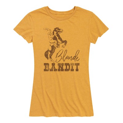 Women's - Country Casuals - Blonde Bandit Cowgirl Short Sleeve Graphic T-Shirt