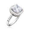 Ross-Simons 3.55 ct. t.w. CZ Ring in Sterling Silver - 3 of 4