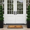 A1HC Natural Coir & Rubber Monogrammed 24"X39" Door Mat, Heavy Duty, Non-Slip Outdoor Entry Doormats - 3 of 4