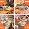 Attop Divided Serving Tray with Lid and Handle, Stackable Snackle Box Container for Fruits Candy Organizer - 4 of 4