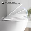 Coucheta Modern Wall-Hung Toilet with Soft-Close Seat, Dual Flush Comfort Height Floating Toilet with Ultra-Thin Cover for Elegant Bathrooms - 4 of 4