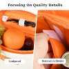Tirrinia 2 Bottle Wine Gift Tote Carrier, Leakproof Insulated with Front Pockets, Wine Cooler Tote Bag, Gift Idea for Wine Lover Women Men - 3 of 4