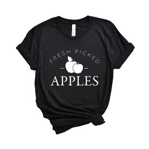 Simply Sage Market Women's Fresh Picked Apples Short Sleeve Graphic Tee - 1 of 4